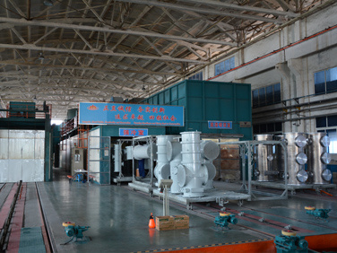 Coating Production Line in Painting Workshop